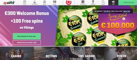 guts casino free spins|Guts: Online Sportsbook, Casino & Poker .